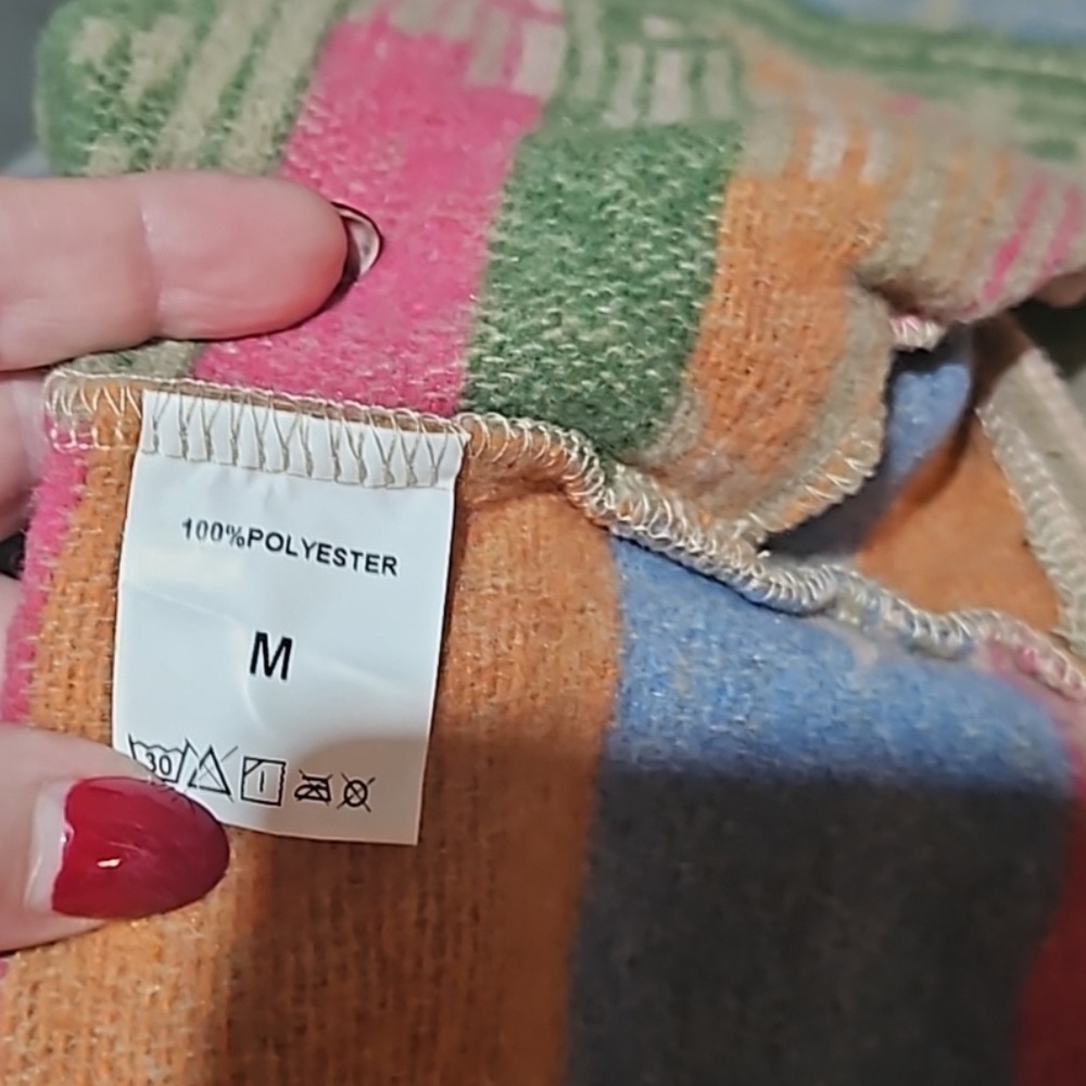 HEAVYWEIGHT MULTICOLOR WESTERN AZTEC JACKET SHACKET - Picture 2 of 6